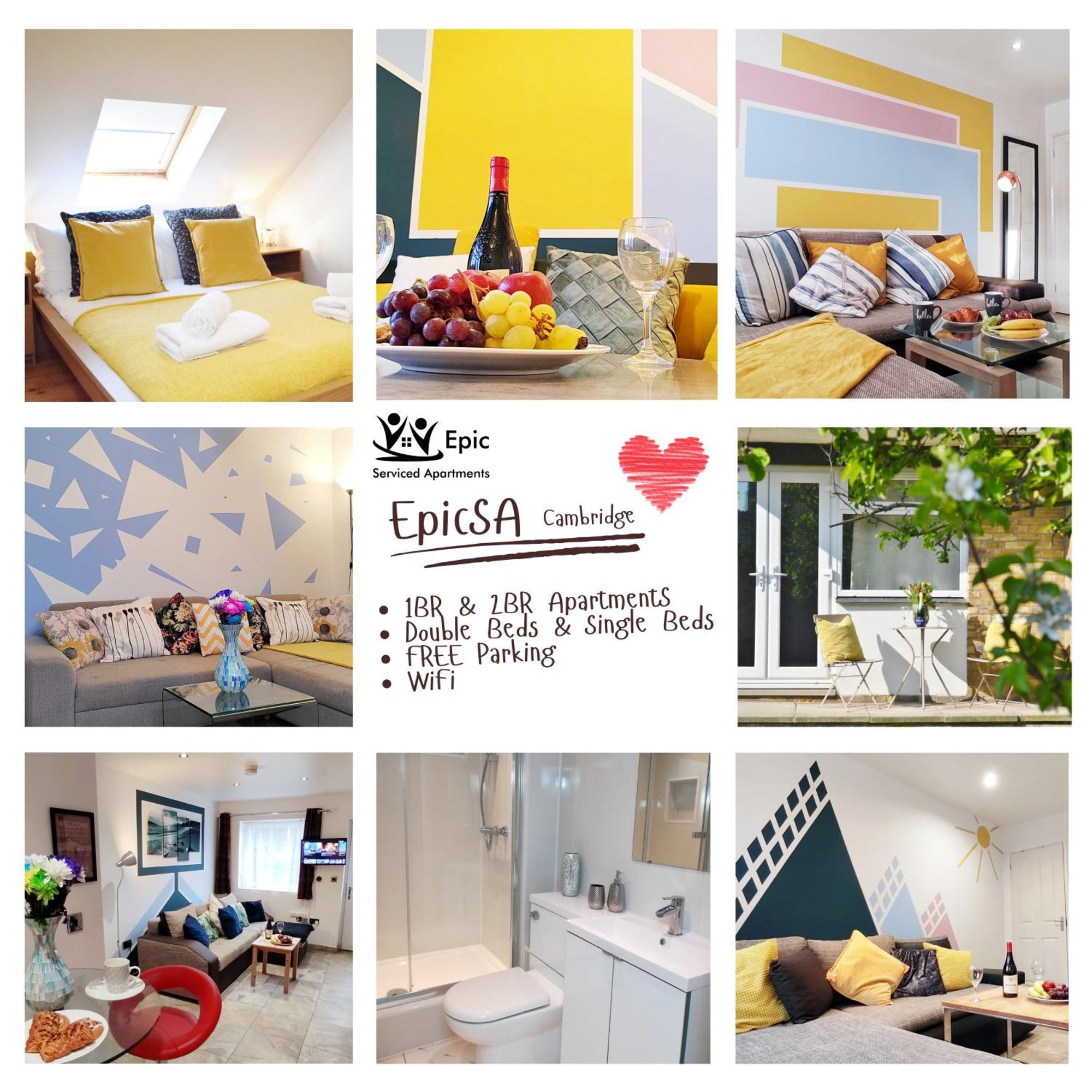 Epicsa - Family & Corporate Stay Mews Apartments With Free Parking Cambridge Zewnętrze zdjęcie